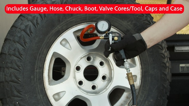 Milton EXELAIR 10 Piece Pistol Grip Inflator Gauge Kit, 1/4